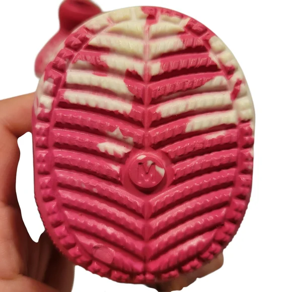 NWT | Crocs X Bark | Crocs For Dogs | Size M | Marbled Pink And White - Picture 8 of 12